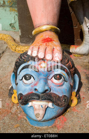 Temple Guardian Village Muniappan Dharmapuri au Tamil Nadu ; Inde ; Banque D'Images