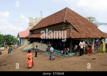 Kurussumudi Malayattur église dédiée à saint Thomas Apôtre de Jésus Christ ; Inde Kerala Banque D'Images