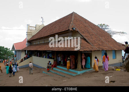 Kurussumudi Malayattur église dédiée à saint Thomas Apôtre de Jésus Christ ; Inde Kerala Banque D'Images