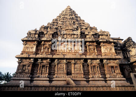 Temple de Brihadeshwara, Temple de Brihadisvara, Temple d'Arulmigu Perudaiyar, Gangaikonda Cholapuram, Jayankondam, Tamil Nadu, Inde Banque D'Images