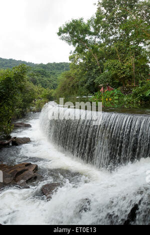 Ezhatumugham cascades, Athirappilly, Athirapally, Trichur, Thrissur, Kerala, Inde, Asie Banque D'Images