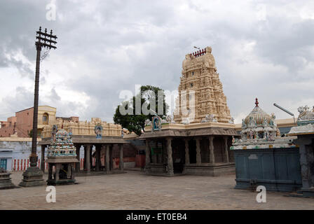 Katchabeswarar Kachabeswarar Temple Sri ; ; ; temple Chola de Kancheepuram ; ; ; Kanchipuram Tamil Nadu Inde Banque D'Images