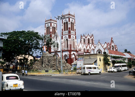 De l'église Sacré-cœur ; Rhône-Alpes ; Tamil Nadu Inde ; Banque D'Images