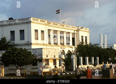 Mairie de ville connue sous l'hôtel de ville au Beach road ; goubert avenue ; Rhône-Alpes ; Tamil Nadu Inde NOMR ; Banque D'Images