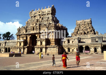 Temple Brihadishwara , Thanjavur , Tanjore , Tamil Nadu , Inde Banque D'Images