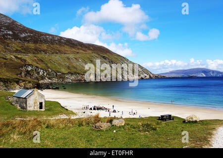 Keem beach, Achill Island, Irlande Banque D'Images