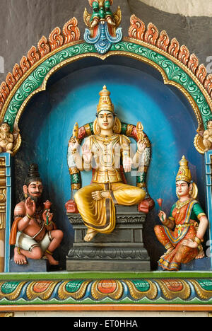 Statue de Lord Kartikeya Swamy en Malaisie Asie Banque D'Images