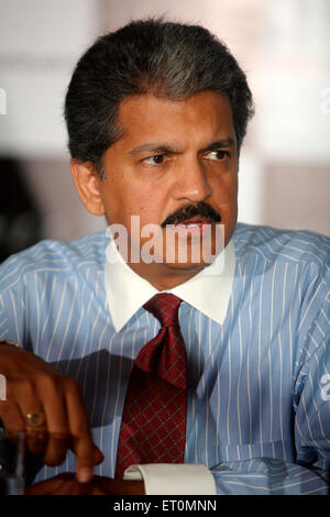 Anand Mahindra, Anand Gopal Mahindra, homme d'affaires milliardaire indien, Président du groupe Mahindra, Banque D'Images