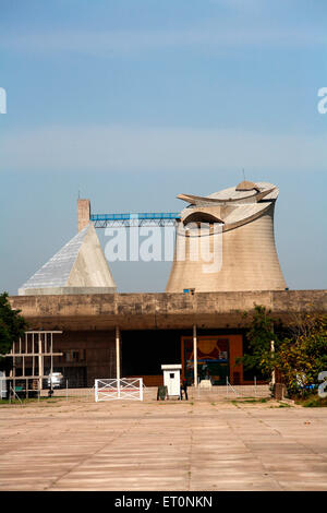 Palais de montage, architecture le Corbusier, Chandigarh, Union Territory, UT, Inde, Indien Banque D'Images