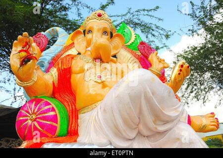 Seigneur Ganesha idol ; ; ; Inde Rajasthan Marwar Banque D'Images