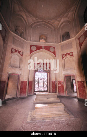 Mausolée, tombe d'Humayun, tombe d'Humayun, site classé au patrimoine mondial de l'UNESCO, Delhi, Inde, monument indien Banque D'Images