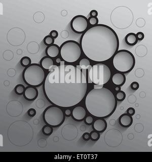 Résumé fond avec des cercles noirs. Vecteur EPS RVB 10 Illustration de Vecteur