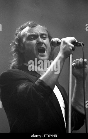 Phil Collins 1987 Simon crédit Dewhurst Banque D'Images