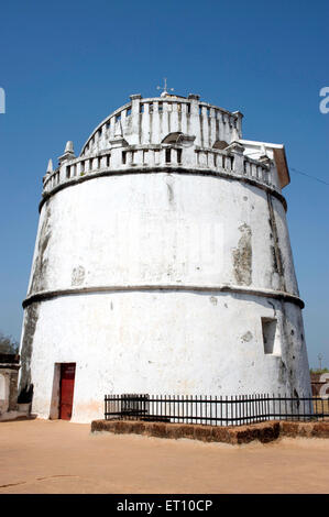 Light House à l'upper fort aguada Goa ; Inde ; Banque D'Images