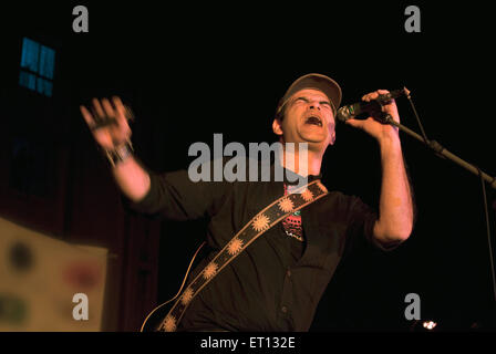 Mohit Chauhan, Indien, chanteur de lecture, représentation en direct, Bollywood, Tollywood, films de Kollywood, groupe de la route de la soie, Inde, Asie Banque D'Images