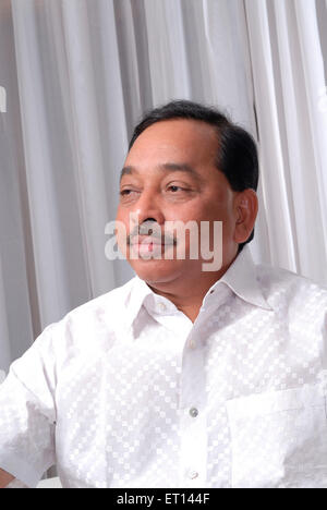 Narayan Rane, membre de Rajya Sabha, Narayan Tatu Rane, politicien indien, Maharashtra, Inde, Asie Banque D'Images