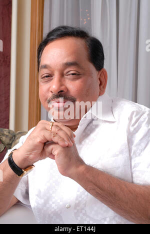 Narayan Rane, membre de Rajya Sabha, Narayan Tatu Rane, politicien indien, Maharashtra, Inde, Asie Banque D'Images