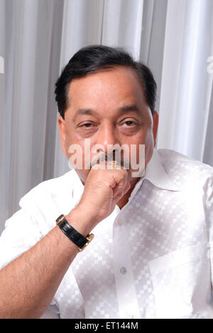 Narayan Rane, membre de Rajya Sabha, Narayan Tatu Rane, politicien indien, Maharashtra, Inde, Asie Banque D'Images