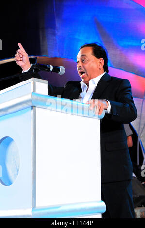 Narayan Rane, membre de Rajya Sabha, Narayan Tatu Rane, politicien indien, Maharashtra, Inde, Asie Banque D'Images