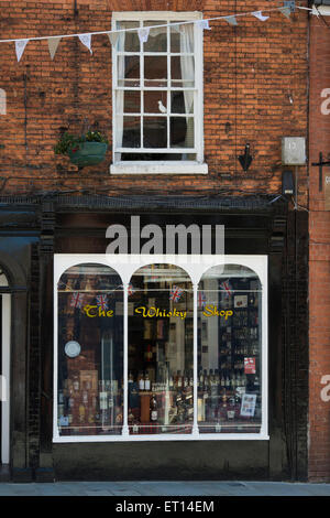 Le Whiskey shop, Bailgate, Lincoln, Lincolnshire, Angleterre Banque D'Images