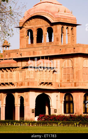 Palais de Lalgarh, hôtel du patrimoine ; Bikaner ; Rajasthan ; Inde Banque D'Images