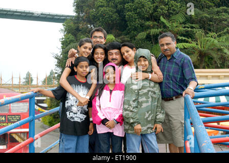 Groupe famille indienne maison de vacances à l'île de Sentosa Singapour - M.# 364 smr - 167068 Banque D'Images