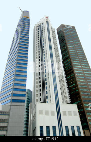 Gratte-ciel, Suntec City, Marina Center, Downtown Core, Singapour, Asie Banque D'Images