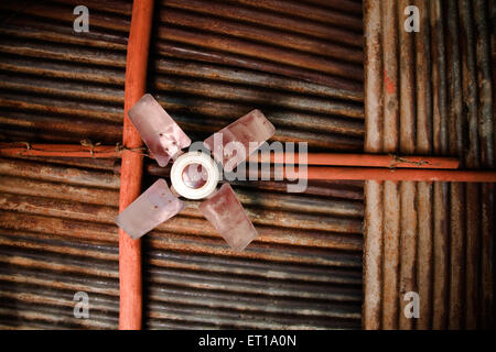 Ventilateur de plafond dans Nandur , MAHARASHTRA , INDE , de Marathwada Banque D'Images