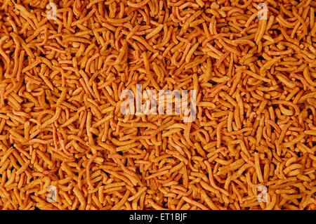 Snack frites Rajasthani indiennes frites tomates salées Jodhpur Rajasthan Inde Banque D'Images