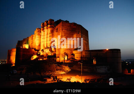 Fort Mehrangarh Jodhpur Jodhpur Rajasthan inde Kila Banque D'Images