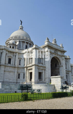 Victoria Memorial Museum Calcutta Kolkata Bengale occidental Inde Asie Banque D'Images