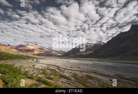 Spiti Valley à l'Himachal Pradesh, Inde Banque D'Images