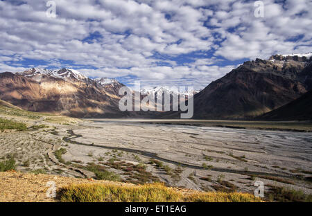 Spiti Valley à l'Himachal Pradesh, Inde Banque D'Images