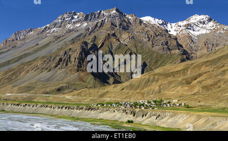 Spiti Valley à l'Himachal Pradesh, Inde Banque D'Images