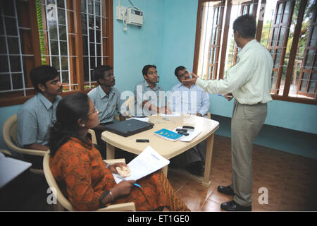 Éducation de la Banque rurale, Kshetriya Gramin Financial Services, ONG, Fondation IFMR, Tanjore, Thanjavur, Tamil Nadu, Inde, Asie, Indien, asiatique Banque D'Images