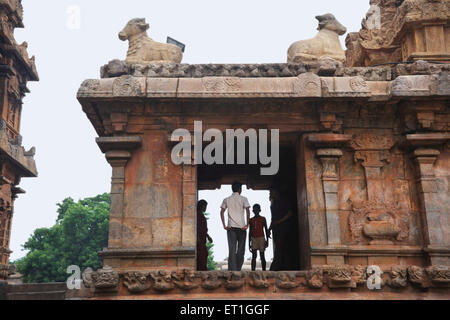 Brihadisvara temple brihadeshwara Sri Thanjavur ; ; ; Tamil Nadu Inde Banque D'Images