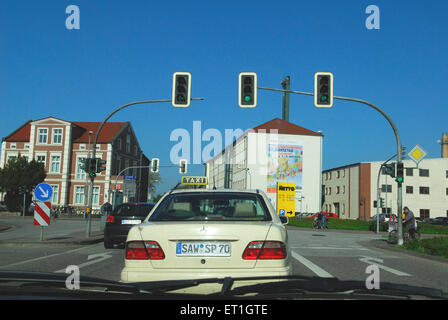 Signal de taxi, Berlin, Allemagne, allemand, Europe, Européen Banque D'Images