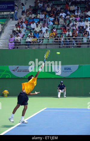 Joueur de tennis ; Pune Maharashtra ; Inde ; 17 octobre 2008 NOMR Banque D'Images