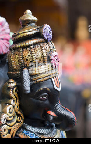 Idole de Ganesh Pune Maharashtra Inde Seigneur Asie Août 2011 Banque D'Images