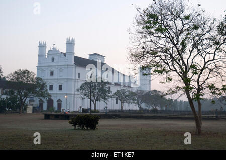 Église Saint François d'Assise, Église catholique Saint François d'Assise, Goa Velha, Goa, Inde, Asie,Asiatique, Indien Banque D'Images