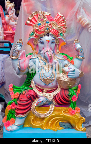 Idole de Seigneur Ganesh à Pune Maharashtra en Inde Asie Banque D'Images