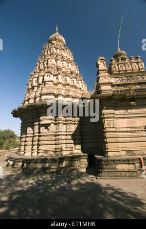 Sangemeshvar ; seigneur Shiva Shankar temple sur la berge sud du fleuve karha & chamblis confluent ; Sasvad Purandar village Pune Banque D'Images