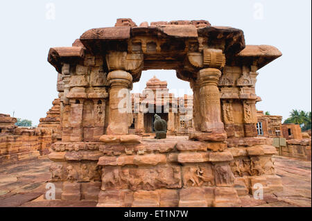 Mallikarjuna ; temple ; Patadkal ; Inde Karnataka ; Bagalkot Banque D'Images
