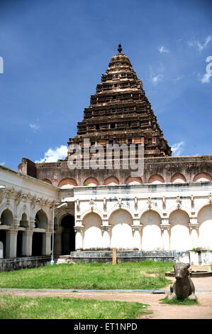 Palais de Thanjavur Maratha, palais de Thanjavur Aranmanai, Tanjore, Thanjavur, Tamil Nadu,Inde Banque D'Images