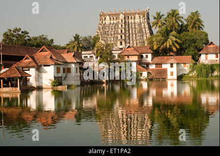 Shri padmanabhaswamy temple à Trivandrum Thiruvananthapuram Kerala ; ; ; l'Inde Banque D'Images