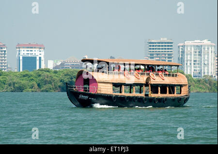 Kettuvallam péniche Kerala ; Inde ; Banque D'Images