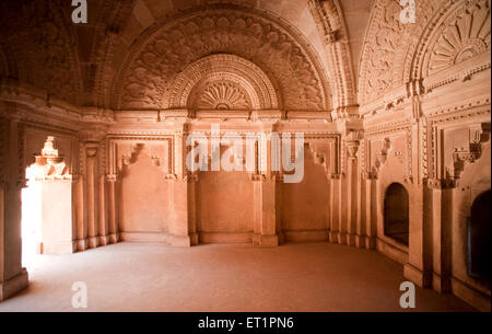 Dans l'homme intérieur ; mandir palace Gwalior Madhya Pradesh ; Inde ; Banque D'Images