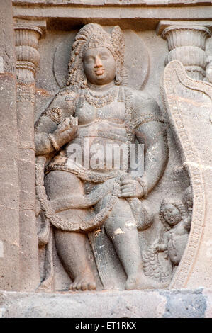 Bouddha en forme de prince siddhartha à ajanta caves ; Aurangabad Maharashtra ; Inde ; Banque D'Images