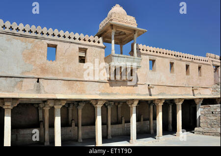 Rana Kumbha palace à Chittorgarh au Rajasthan Inde Asie Banque D'Images