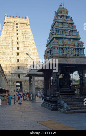 Arunachaleshwar à Tiruvannamalai Temple à Tamilnadu Inde Asie Banque D'Images